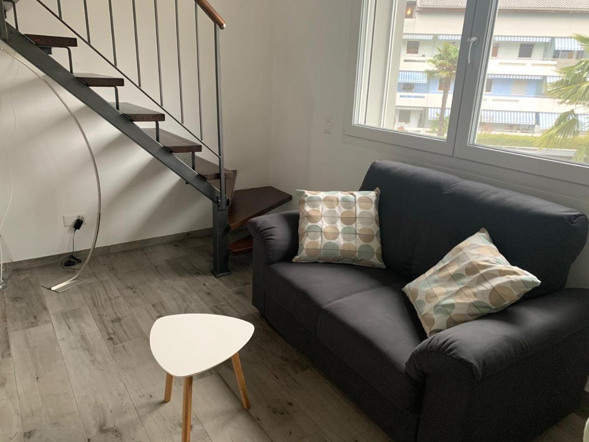 Apartamento Miranda, Modern Duplex, Garden, Swimming Pool, Parking Losone Exterior foto